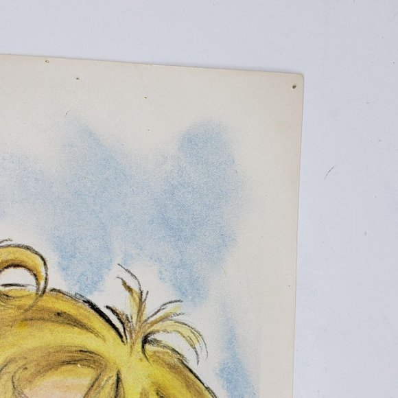 Vintage 1968 Classroom Poster Print Atrelle Dill Roberta Ross February Cupid - Picture 4 of 5